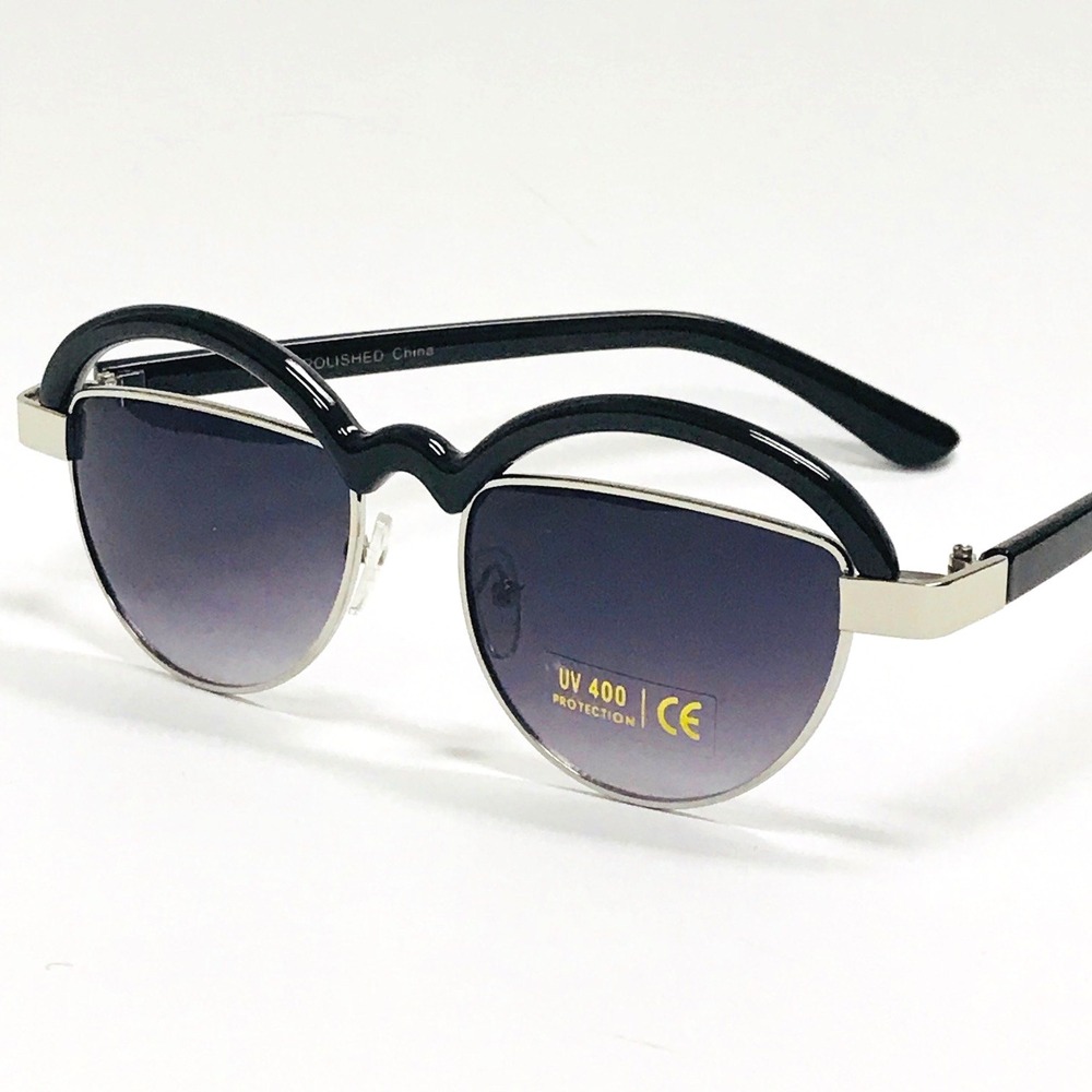 UV400 Protection Sunglasses Fashion Half Frame Designer Shades‎ Festival Party
